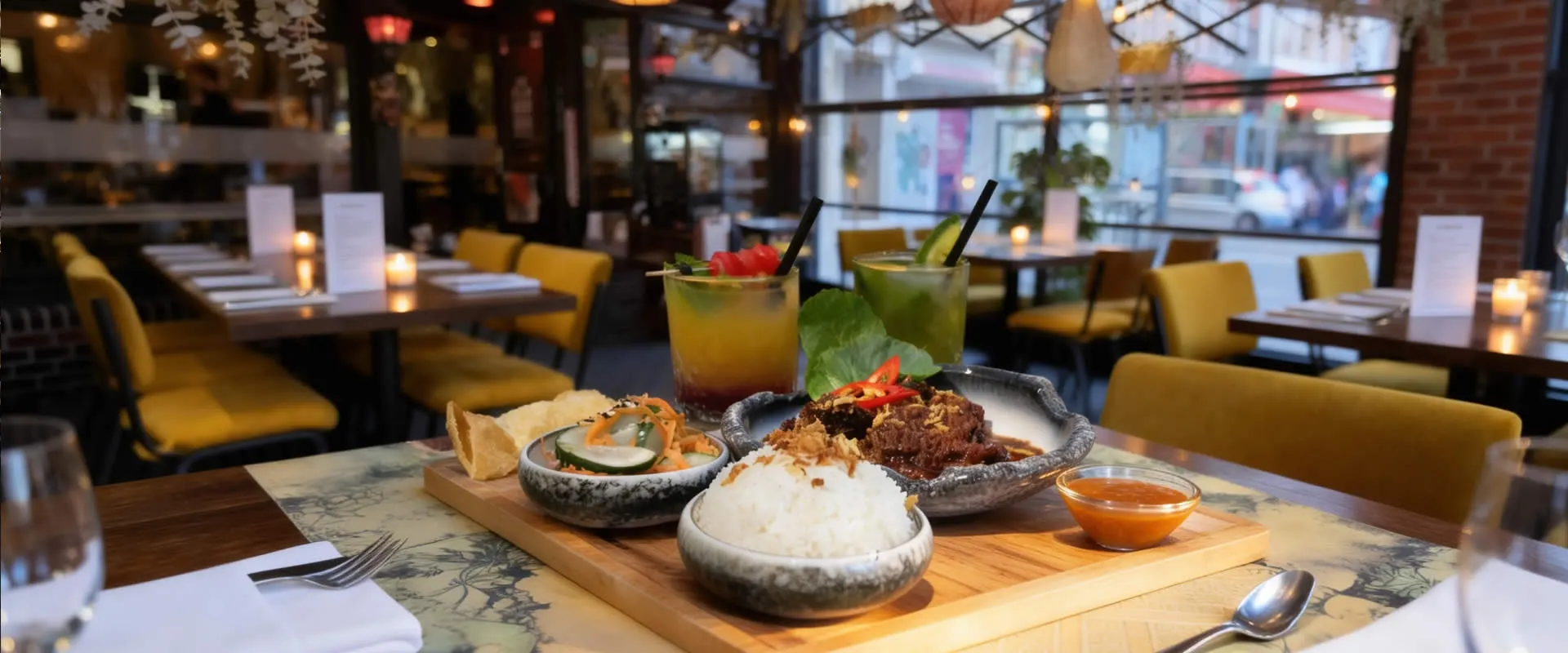 Beef Rendang bij Koco Bistro